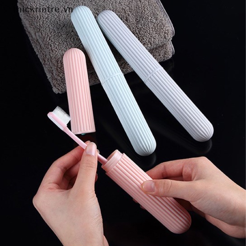 Hộp Đựng Bàn Chải Đánh Răng Đa Năng Có Nắp Đậy Mang Đi Du Lịch Tiện Lợi