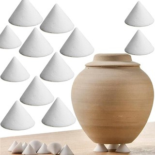 30 cái lò nung gốm móng tay di chuyển gốm chịu lửa hỗ trợ móng tay dụng cụ gốm chống tái sử dụng