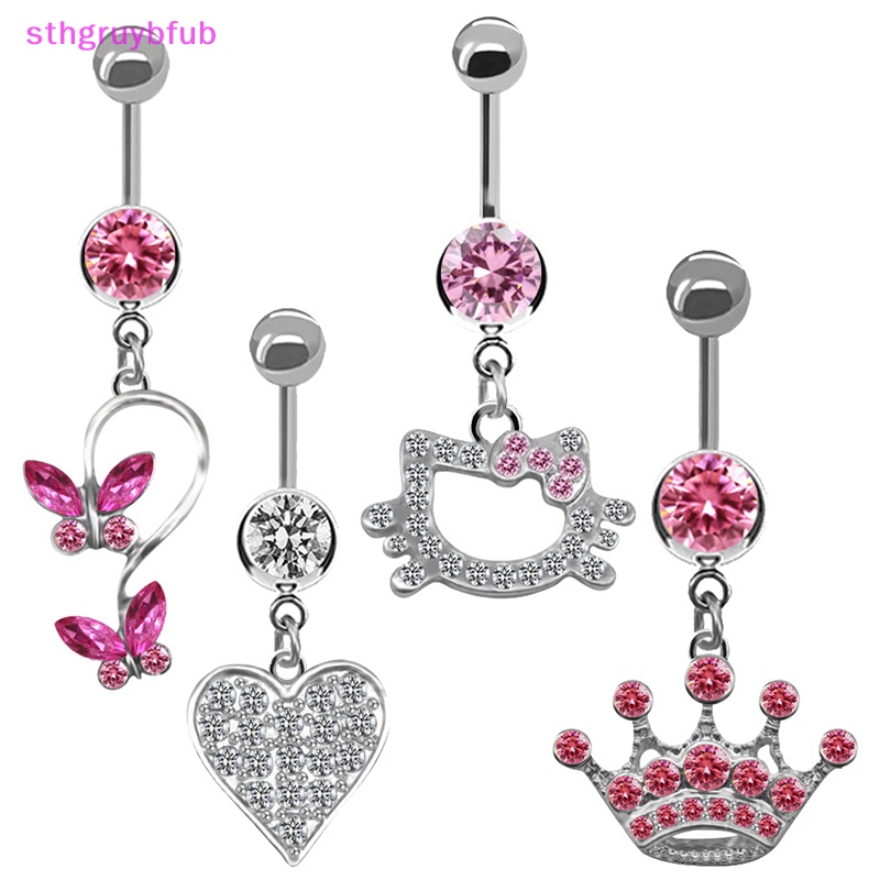 Rốn hồng và thép không gỉ dễ thương