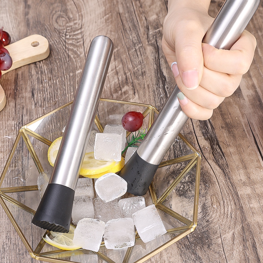 Búa Đập Đá Bằng Thép Không Gỉ Tiện Dụng Cho Pha Chế Cocktail / Nước Ép