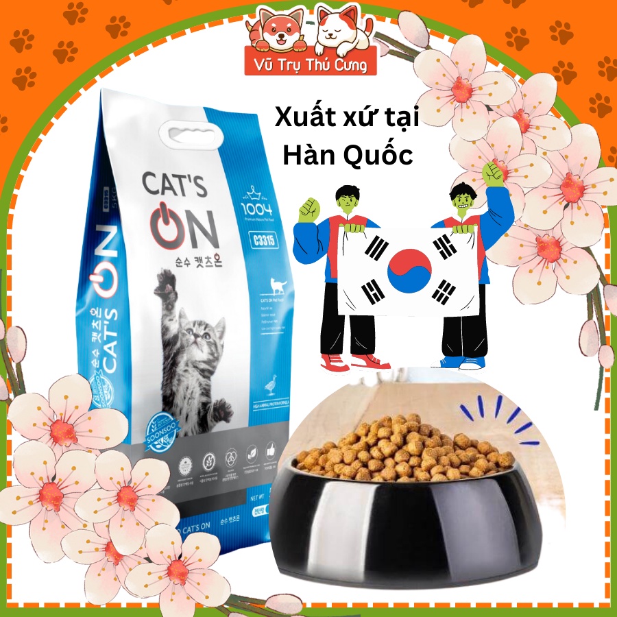 Thức Ăn Hạt Cho Mèo Mọi Lứa Tuổi Cat’s On 1kg