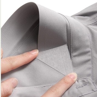 [Giao hàng từ Việt Nam] Miếng đệm cố định cổ áo OAKANDME 50 CÁI, Bộ định hình cổ đứng chống cuộn tự dính, Vòng cổ áo sơ mi PVC vô hình thực tế Hỗ trợ nam giới