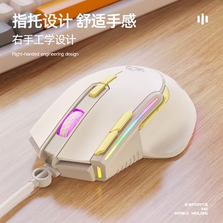 Chuột Quang Gaming M2 RGB 12800DPI Macro 12800DPI Tùy Chỉnh Độ Nét Cao Dành Cho Game Thủ