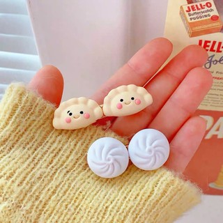 Kẹp Tóc Hình Bánh Bao Đồ Chơi Dễ Thương Phong Cách Nhật Bản