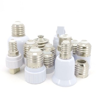 2 Đuôi Đèn Chuyển Đổi E27 GU10 G9 E12 B22 MR16 Sang E27 E40 E14 AC Cho Bóng Đèn Bắp