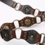 Thắt lưng ESSENCEH, Thắt lưng Cinch eo rộng Gothic Steampunk, Thời trang y2k Grommet Da PU Vintage Đinh tán Thắt lưng Quần jean nữ