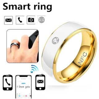 Nhẫn thông minh NCE NFC, Nhẫn kỹ thuật số ngón tay đa chức năng có thể đeo được, Nhẫn đeo ngón tay bằng thép không gỉ chống nước sáng tạo cho điện thoại Android Nam