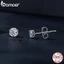 Bông tai BAMOER MSE038 bạc 925 vvs1 d màu 0.1ct chính hãng 100%