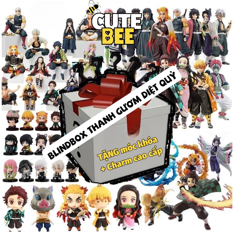 Blind box Thanh gươm diệt quỷ CUTE BEE - Hộp mù bí ẩn Demon Slayer ...