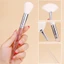 1/3 chiếc bàn chải mặt nạ spa làm đẹp tự làm / bàn chải tạo bọt sữa rửa mặt / dụng cụ đắp mặt nạ hình quạt / bàn chải trang điểm chuyên nghiệp / dụng cụ trang điểm / dụng cụ làm sạch cho phụ nữ