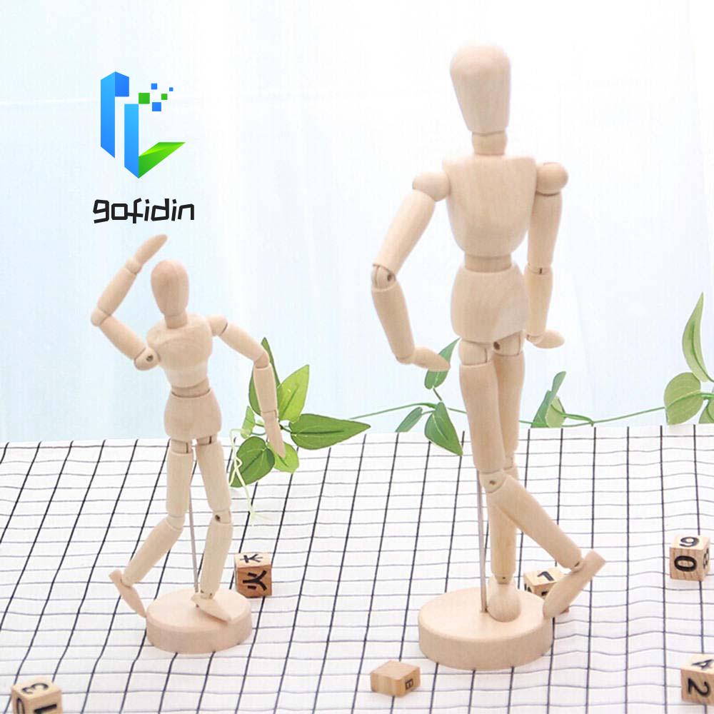 Mô hình người gỗ 4.5 5.5 8inch chuyên dụng để vẽ tranh | Shopee Việt Nam