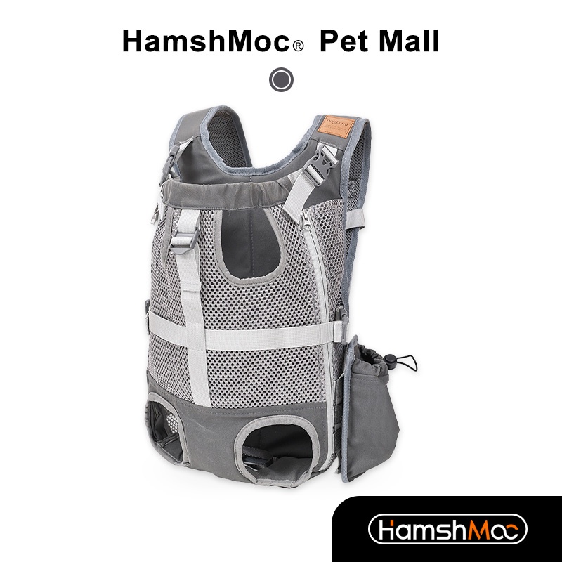 HamshMoc Có Thể Điều Chỉnh Cho Chó Mặt Trước Tàu Sân Bay Tay Miễn Phí Thú Cưng Chăm Sóc Thoáng Khí Có Đệm Dây Đeo Vai Dễ Dàng-Fit Cho Du Lịch Đi Bộ Đường Dài Cắm Trại Sử Dụng Ngoài Trời
