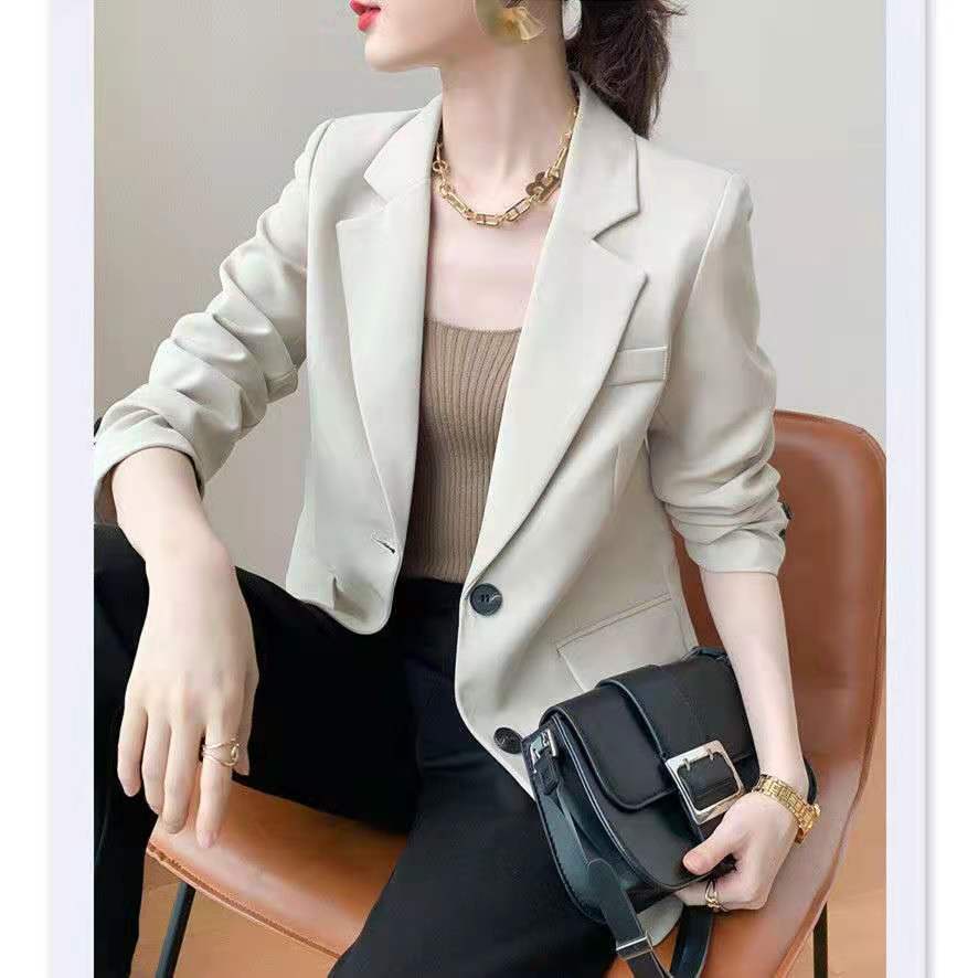 Áo Khoác Blazer Mỏng Phong Cách Hàn Quốc Thời Trang Cao Cấp Cho Nữ