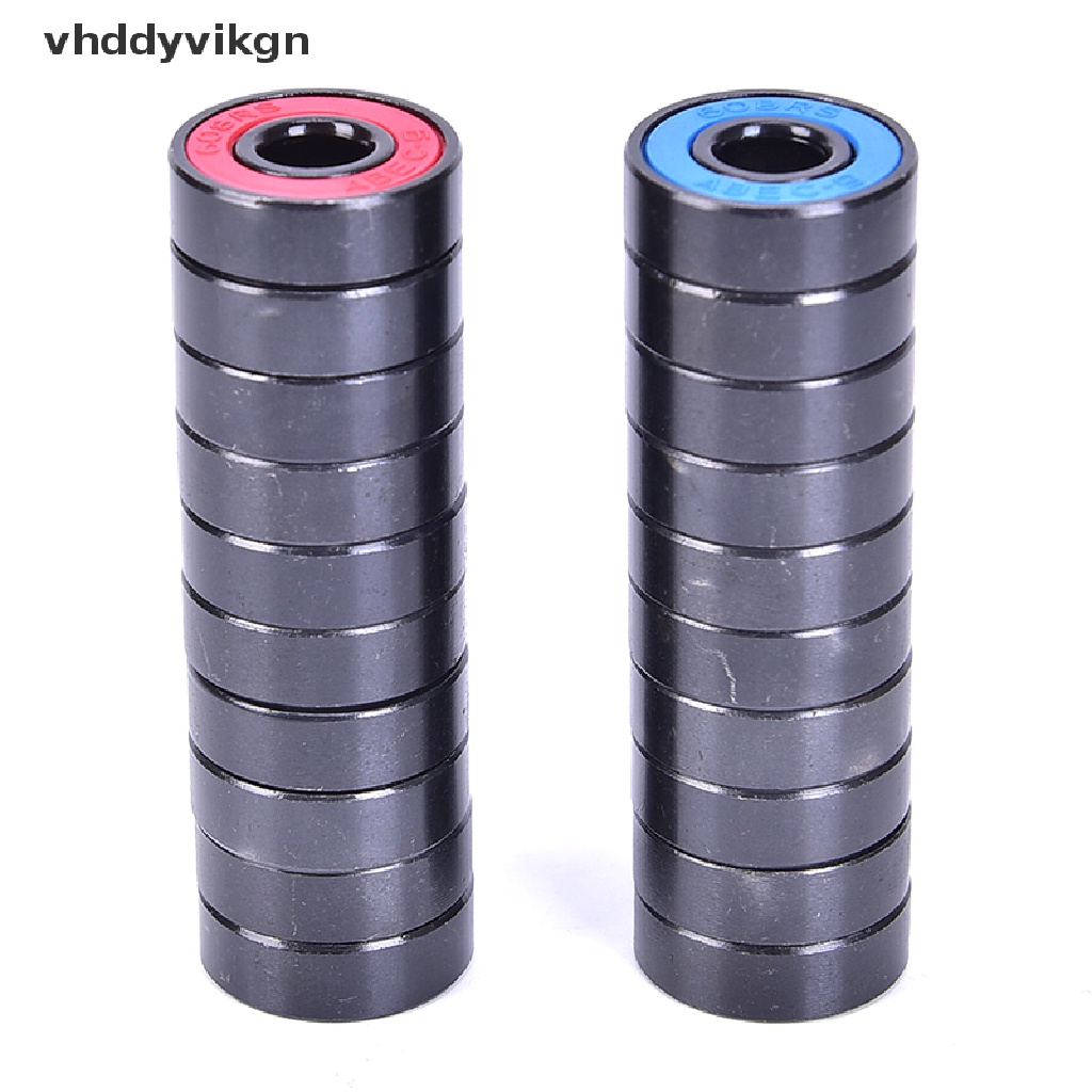 Bộ 10 Vòng Bi 608 2RS 608RS 608-2RS Thép