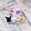 YT4 hello kitty Melody Cinnamoroll Kuromi phim hoạt hình dây buộc tóc Scrunchies Dây buộc tóc cô gái mũ nhỏ dễ thương