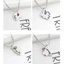 VVDZA 4 Bff Sáng tạo Người bạn thân nhất Vòng cổ quà tặng đẹp