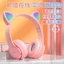 Tai Nghe Mèo Bluetooth P47M Chụp Tai, Tai Mèo Dễ Thương Có Mic, Âm Bass Mạnh Mẽ Nghe Nhạc Hay