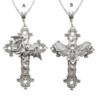 Marset Gothic Mặt dây chuyền Vòng cổ chữ thập Gothic Hoàn hảo cho nam nữ Cô gái