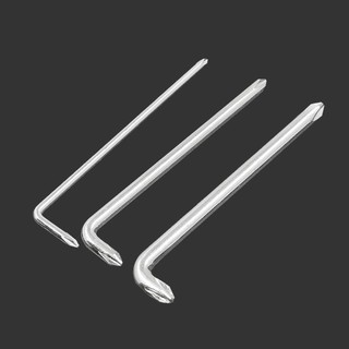 [Giao hàng từ Việt Nam] Bộ tuốc nơ vít EARTHLYCO 3 cái / bộ Tay ngắn uốn cong khuỷu tay cầm tay PH0 PH1 PH2 Hai đầu