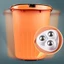 FANIELLAPOWELL 4 / 16 Chiếc Mini Bánh Xe Hộp Bảo Quản Nội Thất Thùng Rác Có Thể Đáy Đa Năng Tự Dính Bánh Xe