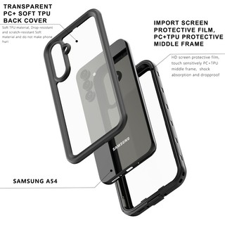 ốp lưng chống nước s25 fe 3M Cho Samsung Galaxy A54 A04S A13 A23 A53 A33 A02S A72 A42 A22 A12 A52 A32 A14 5G