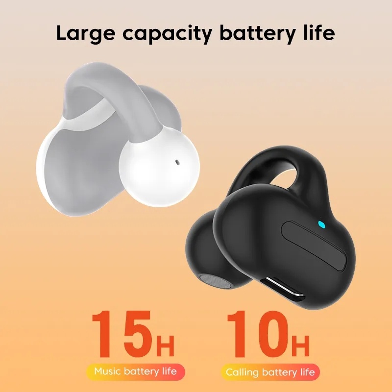 Tai Nghe Bluetooth 5.2 M-S8 Kẹp Tai Không Dây / Tai Nghe Không Cần Dùng Cho Điện Thoại iPhone / Android