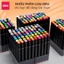 Bút marker Deli màu dạ chuyên nghiệp kèm túi vải họa cụ vẽ tranh cao cấp 30/40/60/80 màu - Học sinh, họa sĩ, thiết kế