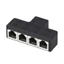 Bộ chia điện thoại btsg Bộ chuyển đổi điện thoại 3 chiều 4 chiều Cổng RJ11 6P6C để sử dụng văn phòng tại nhà