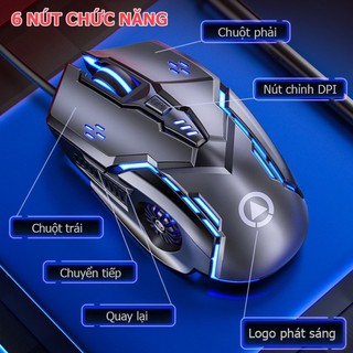Chuột Máy Tính Chơi Game G5 6D LED 7 Màu Đẹp, DPI Khủng 3200, Chơi Game Làm Việc Văn Phòng Cực Tiện Dụng lzf0720