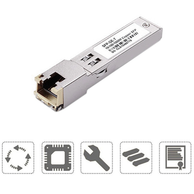 Sfp module rj45 chuyển đổi gbic 10/100/1000 kết nối sfp đồng rj45 sfp module gigabit ethernet cổng 1 cái