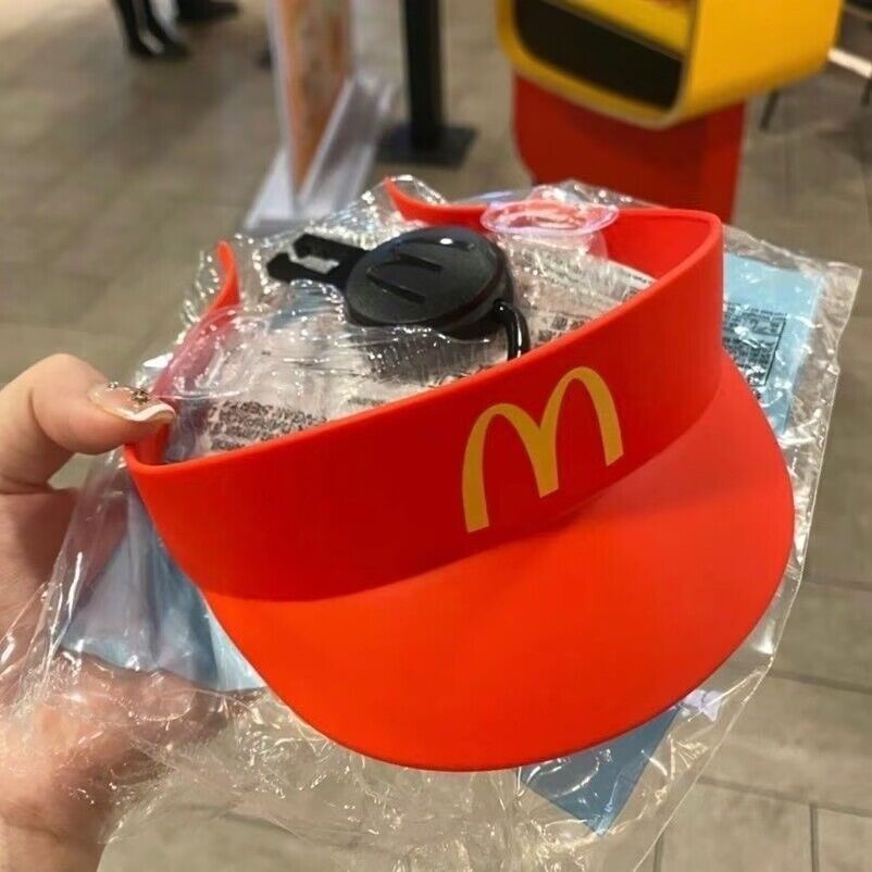 SQ McDonalds Đồ Chơi Gia Đình Happy Paradise Gói Mũ Trẻ Em Quà Tặng Xung Quanh Mũ Chống Nắng Thoáng Khí Kem Chống Nắng