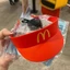 HT3 McDonalds Đồ Chơi Gia Đình Happy Paradise Gói Mũ Trẻ Em Quà Tặng Xung Quanh Mũ Chống Nắng Thoáng Khí Chống Nắng TH3