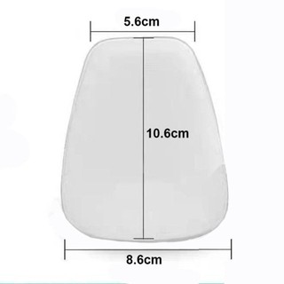 PURECOTTON0 10 / 20 / 50 CÁI Bộ lọc chống bụi bằng vải cotton, Tấm chống bụi màu trắng chống mùi, Đồ dùng công nghiệp bằng bông Phụ kiện phòng độc Tấm lót bông bụi cho 5N11CN 3701CN
