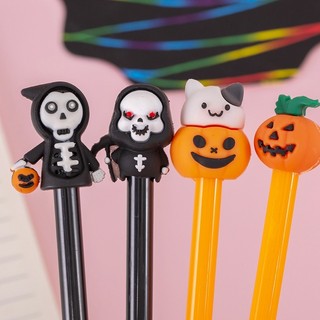 Phim hoạt hình halloween bí ngô ma gel bút đồ dùng văn phòng bút quà tặng trẻ em sáng tạo