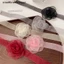 Vòng Cổ Choker Chất Liệu Ren Mặt Hoa Hồng Quyến Rũ Cho Nữ SBS