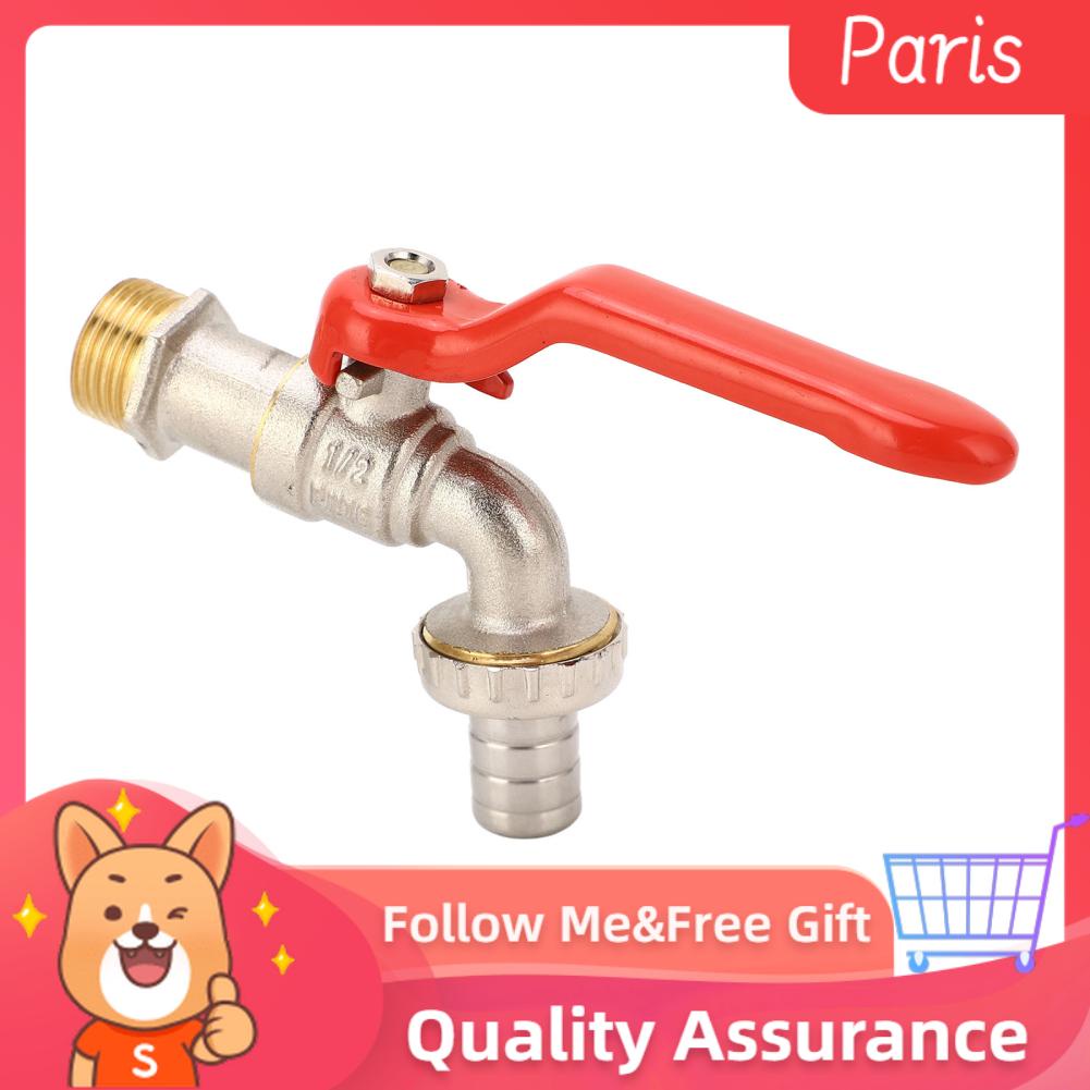 Superparis Male Threaded Hose Bibb Brass Water Valve G3/4in Outlet for