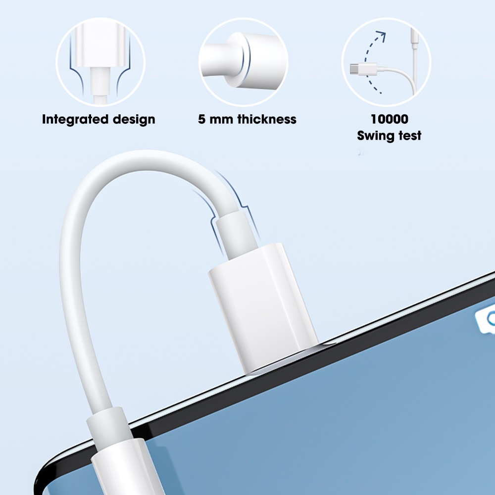 Dây Cáp Chuyển Đổi Cổng USB Type C Sang Cổng Tai Nghe 3.5mm Chuyên Dụng
