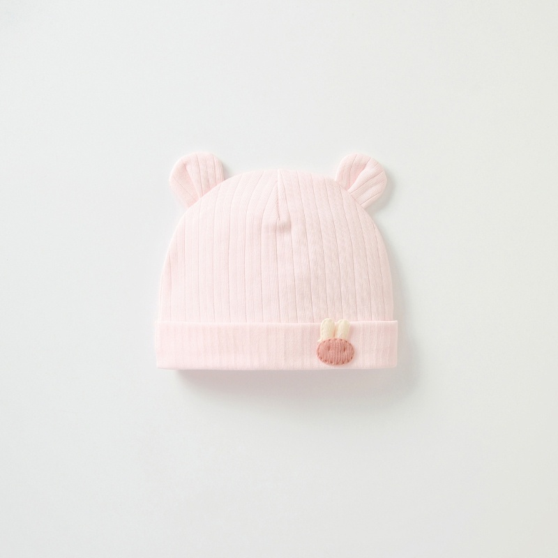 Dasbsug Mũ bệnh viện sơ sinh Preemie Bé trai Bé gái Beanie Cotton Gấu Tai Trẻ sơ sinh Mũ cho bé