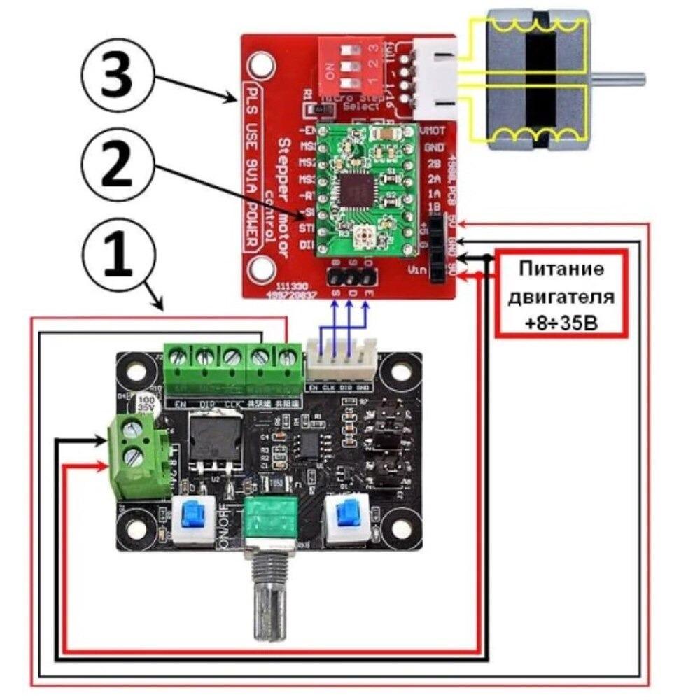 Bộ điều chỉnh hướng tần số tín hiệu xung YMIFI Mô-đun máy phát điện PWM