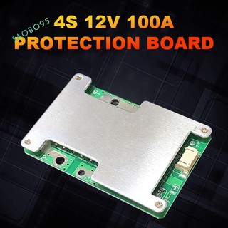 👑Bo mạch bảo vệ pin Lithium 4S 12V 100A LiFePO4 với cân bằng pin nguồn