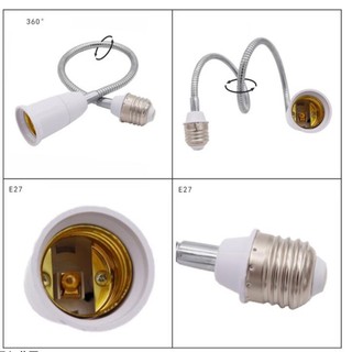 Đuôi Đèn Chuyển Đổi Mở Rộng 6 Kích Thước E27 Sang E27 AC Kèm Giá Đỡ Chuyển Đổi