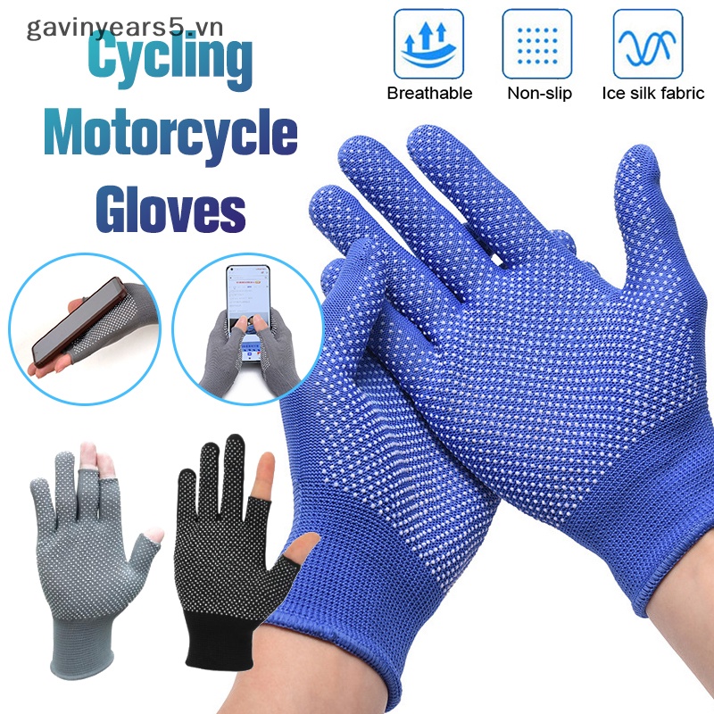 Găng Tay Lái Xe Mô Tô Đua Bảo Vệ Chống Tia UV / Trượt Thoáng Khí