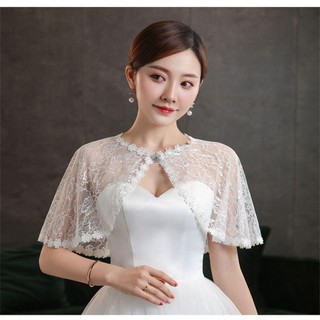 SERENE Cô Dâu Khăn Choàng Cosplay Tuyn Khăn Choàng Cô Dâu Quấn Mềm Áo Choàng Cưới