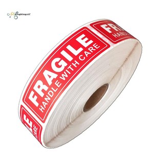 1 Cuộn / 500 Nhãn Dán Tay Cầm Fragile - Để Di Chuyển, Gửi Thư