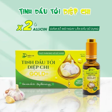 Tinh Dầu Tỏi Nguyên Chất Hoa Nén 30ml - Giúp bé giảm hắt hơi, sổ mũi và tăng sức đề kháng