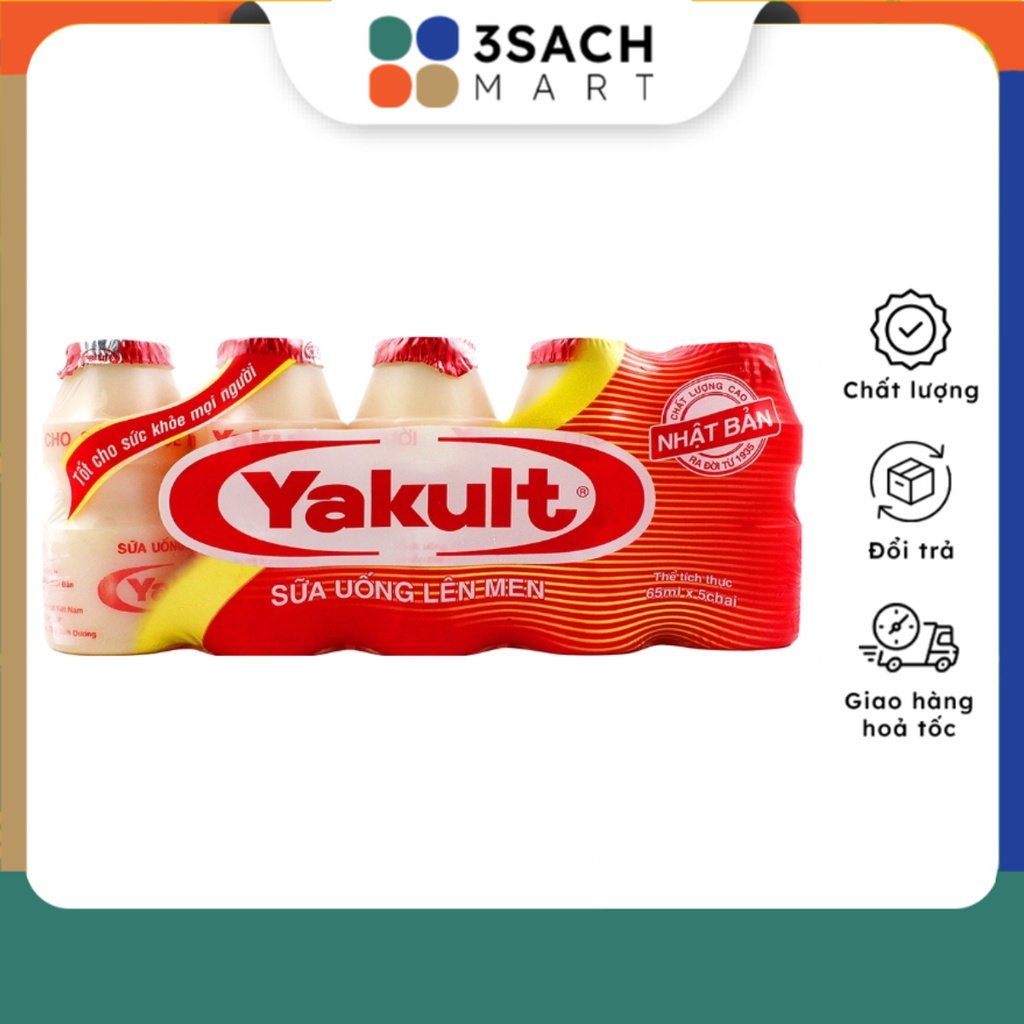 Sữa Uống Lên Men Yakult (Lốc 5x65ml) | Shopee Việt Nam