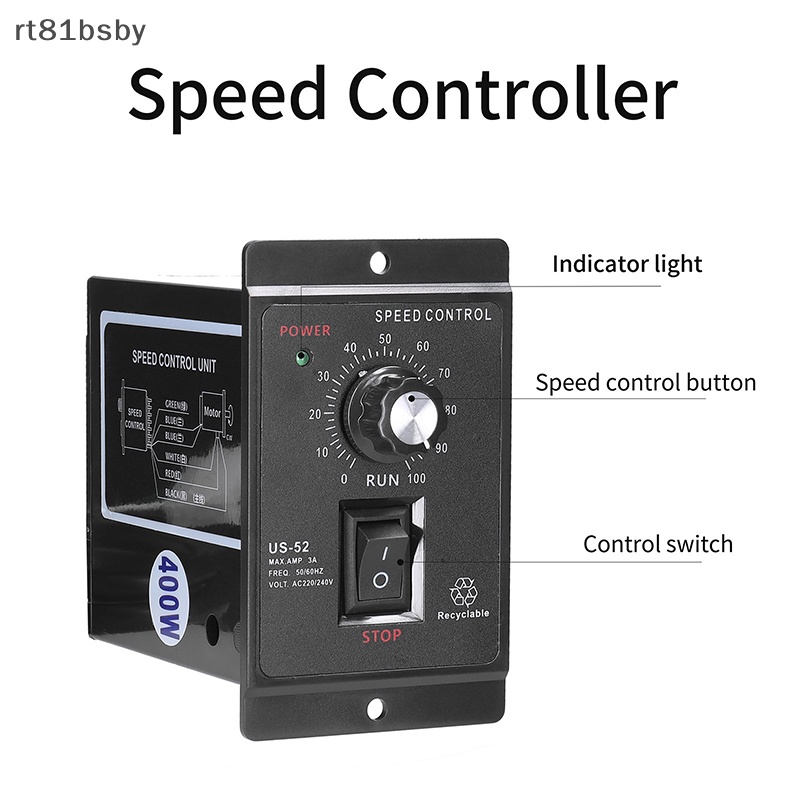 Bộ Điều Chỉnh Tốc Độ Động Cơ Rt 400W AC Chuyên Dụng | Shopee Việt Nam