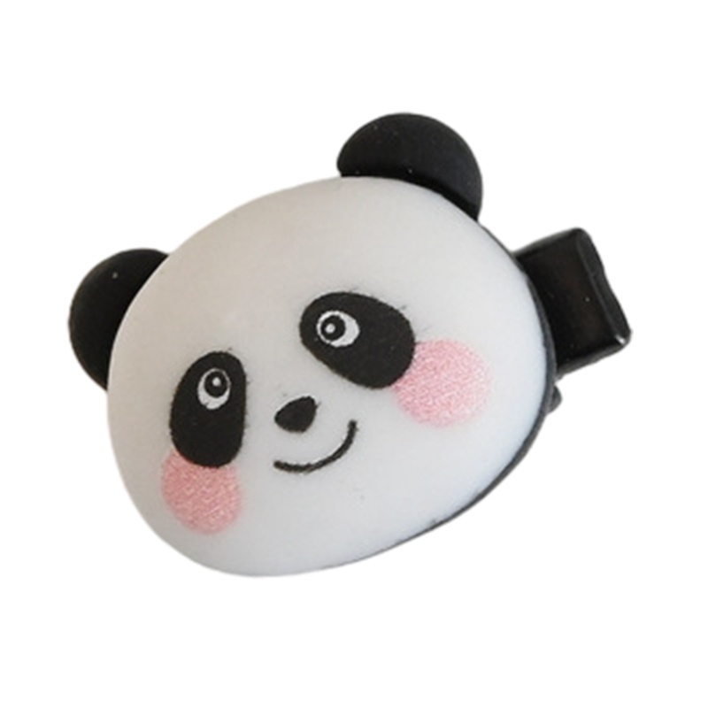 DASBSUG Mini Panda Kẹp Tóc Phụ Kiện Dây Buộc Tóc Ngọt Ngào Ngộ Nghĩnh Cho Bé Gái