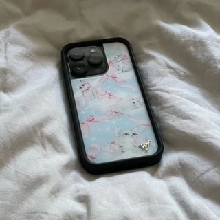 Ốp Điện Thoại Mềm Viền Đen Hình Mèo / Nơ Cho iPhone 13promax 12 14 xs 8 11 13promax 11 14 xr 12pro