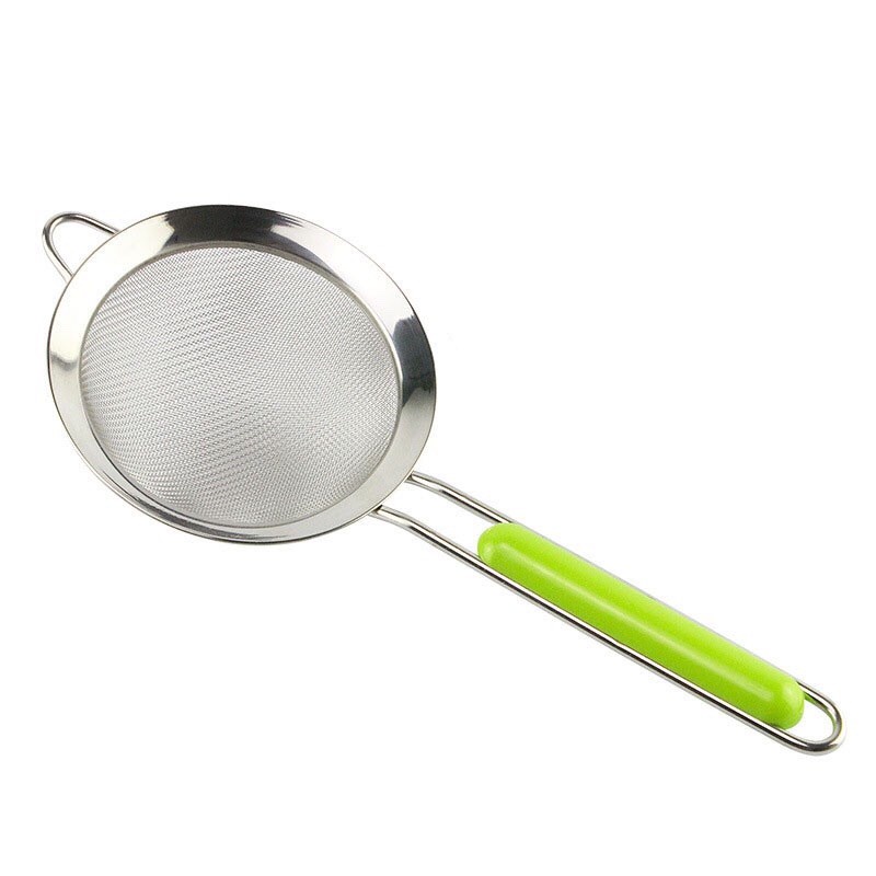Rây lọc inox 1 lớp cao cấp có đường kính 12cm( cán xanh)_ Như Trang ...